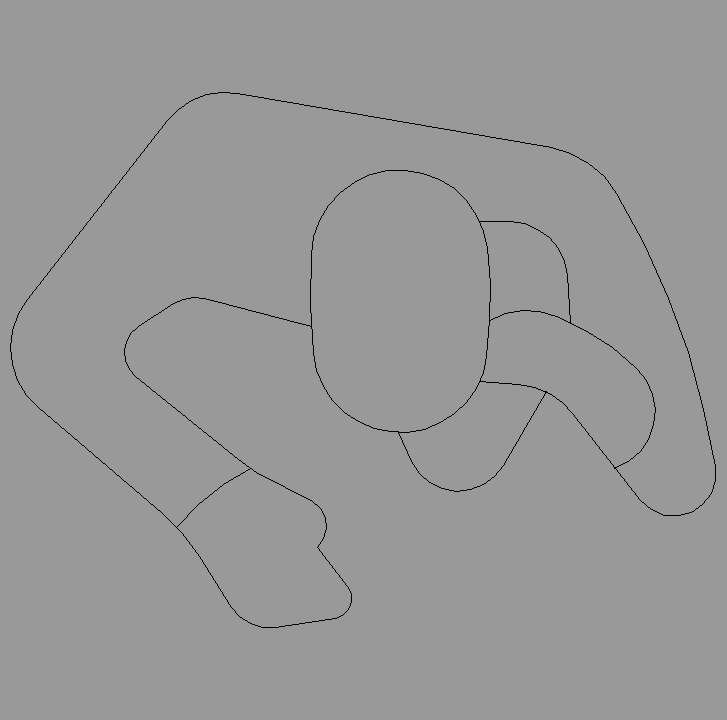 Bloque Autocad Vista de Persona 21 en Planta